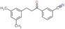 3-[3-(3,5-dimethylphenyl)propanoyl]benzonitrile