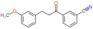 3-[3-(3-Methoxyphenyl)-1-oxopropyl]benzonitrile