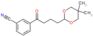 3-[4-(5,5-dimethyl-1,3-dioxan-2-yl)butanoyl]benzonitrile