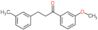 1-(3-methoxyphenyl)-3-(m-tolyl)propan-1-one