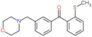 (2-methylsulfanylphenyl)-[3-(morpholinomethyl)phenyl]methanone