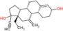 (8S,10R,13S)-13-ethyl-17-ethynyl-11-methylene-1,2,3,6,7,8,9,10,12,14,15,16-dodecahydrocyclopenta[a]phenanthrene-3,17-diol