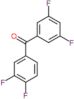 (3,4-difluorophenyl)(3,5-difluorophenyl)methanone