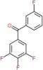 (3-Fluorophenyl)(3,4,5-trifluorophenyl)methanone