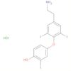 Phenol, 4-[4-(2-aminoethyl)-2,6-diiodophenoxy]-2-iodo-, hydrochloride