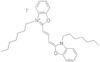 Benzoxazolium, 3-heptyl-2-[3-(3-heptyl-2(3H)-benzoxazolylidene)-1-propen-1-yl]-, iodide (1:1)