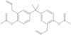 Phenol, 4,4′-(1-methylethylidene)bis[2-(2-propen-1-yl)-, 1,1′-diacetate
