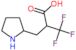 3,3,3-trifluoro-2-(pyrrolidin-2-ylmethyl)propanoic acid