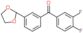 Methanone, (3,4-difluorophenyl)[3-(1,3-dioxolan-2-yl)phenyl]-