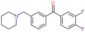 (3,4-difluorophenyl)-[3-(1-piperidylmethyl)phenyl]methanone