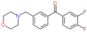 (3,4-difluorophenyl)-[3-(morpholinomethyl)phenyl]methanone