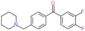 Methanone, (3,4-difluorophenyl)[4-(1-piperidinylmethyl)phenyl]-