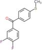 (3,4-difluorophenyl)[4-(methylsulfanyl)phenyl]methanone