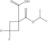3,3-difluoro-1-[(propan-2-yloxy)carbonyl]cyclobutane-1-carboxylic acid