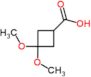 3,3-dimethoxycyclobutanecarboxylic acid