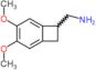 1-(3,4-dimethoxybicyclo[4.2.0]octa-1,3,5-trien-7-yl)methanamine
