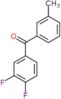 (3,4-Difluorophenyl)(3-methylphenyl)methanone