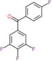 (4-fluorophenyl)(3,4,5-trifluorophenyl)methanone