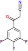 3-oxo-3-(3,4,5-trifluorophenyl)propanenitrile