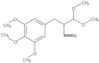 α-(Dimethoxymethyl)-3,4,5-trimethoxybenzenepropanenitrile