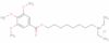 Benzoic acid, 3,4,5-trimethoxy-, 8-(diethylamino)octyl ester, hydrochloride (1:1)