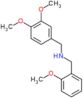 1-(3,4-dimethoxyphenyl)-N-(2-methoxybenzyl)methanamine