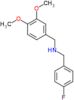 1-(3,4-dimethoxyphenyl)-N-(4-fluorobenzyl)methanamine