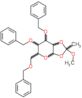 3,4,6-tri-O-benzyl-1,2-O-(1-methoxyethylidene)hexopyranose