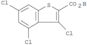 3,4,6-trichloro-1-benzothiophene-2-carboxylate