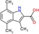 3,4,7-trimethyl-1H-indole-2-carboxylic acid