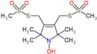 1-hydroxy-2,2,5,5-tetramethyl-3,4-bis(methylsulfonylsulfanylmethyl)pyrrole