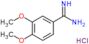 amino(3,4-dimethoxyphenyl)methaniminium chloride