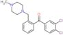 (3,4-dichlorophenyl)-[2-[(4-methylpiperazin-1-yl)methyl]phenyl]methanone