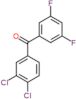 (3,4-dichlorophenyl)(3,5-difluorophenyl)methanone