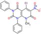 5-chloro-8-methyl-6-nitro-1,3-diphenylpyrido[2,3-d]pyrimidine-2,4,7(1H,3H,8H)-trione