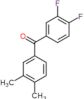 (3,4-difluorophenyl)(3,4-dimethylphenyl)methanone