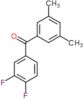 (3,4-difluorophenyl)(3,5-dimethylphenyl)methanone