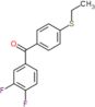 (3,4-difluorophenyl)[4-(ethylsulfanyl)phenyl]methanone