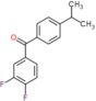 (3,4-difluorophenyl)[4-(1-methylethyl)phenyl]methanone