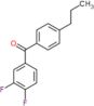 (3,4-Difluorophenyl)(4-propylphenyl)methanone