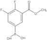 1-Methyl 5-borono-2,3-difluorbenzoat