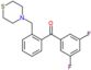 (3,5-difluorophenyl)-[2-(thiomorpholinomethyl)phenyl]methanone