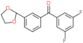 Methanone, (3,5-difluorophenyl)[3-(1,3-dioxolan-2-yl)phenyl]-