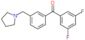 (3,5-difluorophenyl)-[3-(pyrrolidin-1-ylmethyl)phenyl]methanone