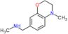 N-methyl-1-(4-methyl-2,3-dihydro-1,4-benzoxazin-7-yl)methanamine