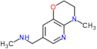 N-methyl-1-(4-methyl-2,3-dihydropyrido[3,2-b][1,4]oxazin-7-yl)methanamine