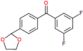 (3,5-Difluorophenyl)[4-(1,3-dioxolan-2-yl)phenyl]methanone