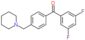 Methanone, (3,5-difluorophenyl)[4-(1-piperidinylmethyl)phenyl]-