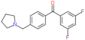 (3,5-difluorophenyl)-[4-(pyrrolidin-1-ylmethyl)phenyl]methanone