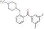 (3,5-difluorophenyl)-[2-[(4-methylpiperazin-1-yl)methyl]phenyl]methanone